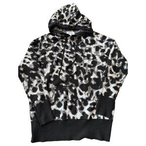 JOHN + JENN‎ EVEREVE Animal Camouflage Print Hoodie Sweater MEDIUM | X1